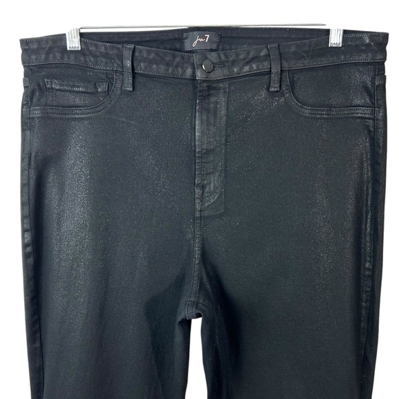 7 for All Mankind Jen7 coated Ankle Straight Jeans Size 20 - Picture 2 of 9